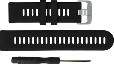 Produktbild von vhbw Ersatz Armband kompatibel mit Garmin Forerunner 945 LTE, 745 Fitnessuhr, Smartwatch - 9 + 12,2 cm Silikon schwarz