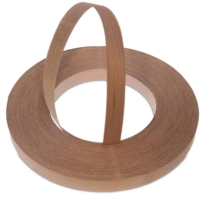 Kirschholz-Furnierkantenband 22 mm, 50 m, vorbeklebt