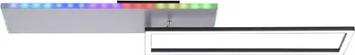 Produktbild von LED Deckenleuchte, stahl, dimmbar Fernbedienung RGB LED, L 91 cm