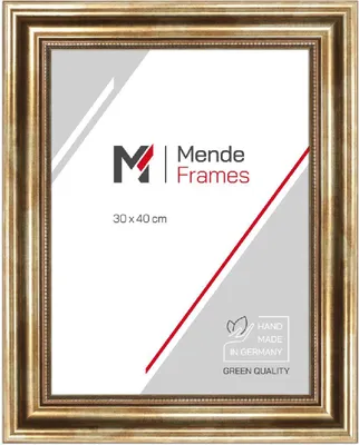 Produktbild von MendeFrames H550 Bilderrahmen Antik Gold 70x90 cm Klarglas