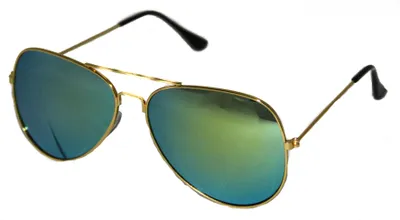 Produktbild von Piloten-Brille, gold blau