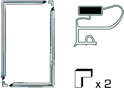 Produktbild von daniplus Türdichtung magnetische Dichtung für Kühlschrank universal