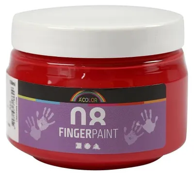 Produktbild von Fingerfarbe rot