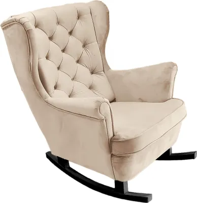 Produktbild von DomoHome Relaxsessel Armlehnensessel Armlehnen Fernsehsessel Loungesessel Polstersessel Couchsessel Armsessel Chair Wohnzimmersessel Ohrensessel | 102x81x95cm | Beige_29802