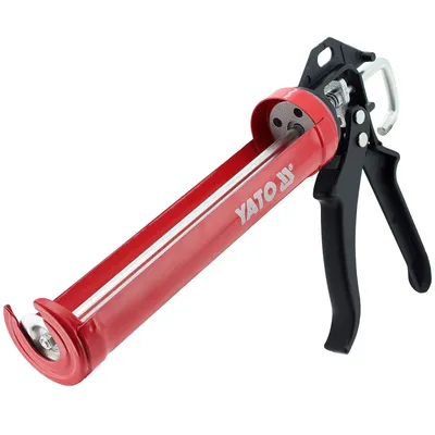 Produktbild von Yato YT-6752, Patronenkartuschenpresse, Schwarz, Rot, Stahl, Aluminium, 300 ml, 49 mm