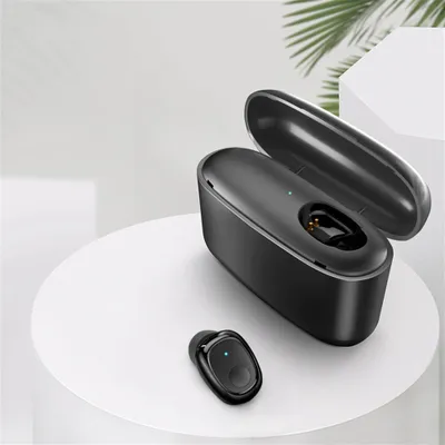 Immagine prodotto di Cuffie auricolari singoli/doppi auricolari senza fili Bluetooth 5.0 Sport TWS In-Ear Headset black_ Earbud