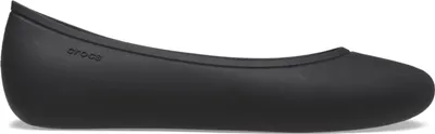 Produktbild von CROCS Brooklyn Flat Damen Ballerina Schuhe 209384-001 schwarz 42-43 EU