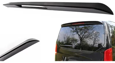 Produktbild von Dachspoiler Flügel Dachflügel für für Mercedes V-Klasse W447 (2014–04.2024) EQV (2020) – Schwarz glänzend.