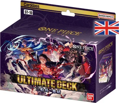 A product box for a One Piece Card Game.