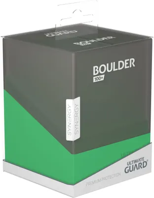 Zdjęcie produktu dla Ultimate Guard Boulder Deck Case 100+ SYNERGY Black/Green