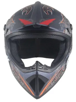 Produktbild von Crosshelm Helm Kinderhelm Motorradhelm Motocross Mejia mattgrau Quad Größe XL