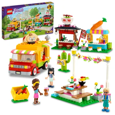 Produktbild von LEGO 41701 Friends Streetfood-Markt mit Taco-Truck und Smoothie-Bar