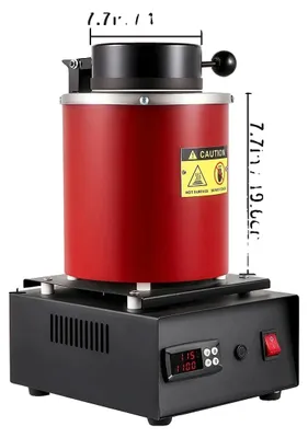 Obrázok produktu pre Elektrická taviaca pec, PID regulácia, vysoký výkon, 1350 W-1