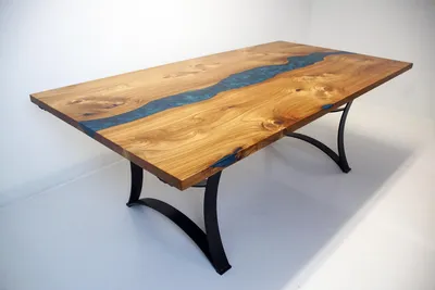 Produktbild von tisch esstisch tische harz epoxy massive design möbel 240x100 echtes holz epoxid