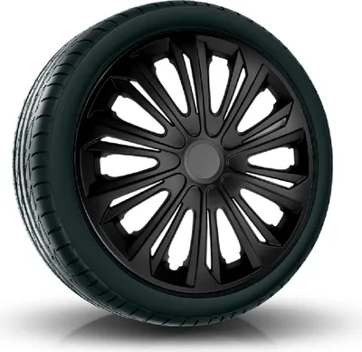 Produktbild von Radkappen Radzierblenden (4Stück) 16 Zoll schwarz matt STRONG Z458853