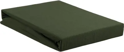 Produktbild von Beddinghouse Jerseyspannbettlaken 160HL mit Steghöhe 30 cm Farbe Dunkelgrün Größe 140x200/220x30