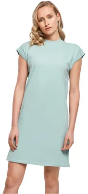 Produktbild von Build Your Brand Ladies Turtle Extended Shoulder Dress, bluemint, M