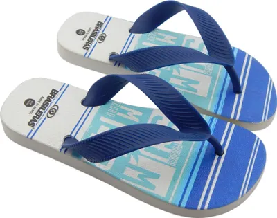 Produktbild von BRASILERAS Kinder Zehensandalen rutschfester bequem schuhe strand/schwimmbad/stadt blau 33/34 EU - UBP21SMR