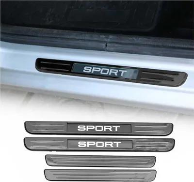 Produktbild von Einstiegsleisten Türschweller Sport für Citroen C3 2002-2010 Edelstahl Dunkel 4x