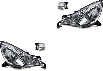Produktbild von Scheinwerfer Satz passend für Citroen C3 DS3 11/ 2009 - H7 H1 LR + Nebel 967381438002 00006206S7 6206S7 1606930080 6206Q5 967381498002 Johns