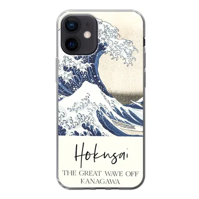 Produktbild von MuchoWow® Handyhülle Schutzhülle Hülle für iPhone 12 Die große Welle von Kanagawa - Katsushika Hokusai Silikon Softcase Handy Hülle - Schutzhülle