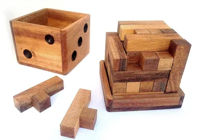 Immagine prodotto di Omgoods - Puzzle in legno 3D per adulti, composto da 25 pezzi