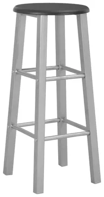Obrázok produktu pre vidaXL Barová stolička 2 ks strieborná MDF