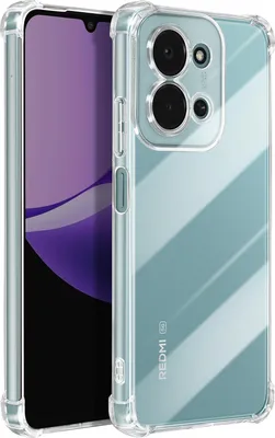 Produktbild von Mayaxess, Hülle Redmi 15C Silikon mit verstärkten Ecken, Transparent