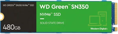 Zdjęcie produktu dla Western Digital Green SN350, 480 GB, M.2, 2400 MB/s, 8 Gbit/s