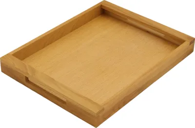 Zdjęcie produktu dla TACA drewniana DO SERWOWANIA kelnerska taca 45x35 dębowa