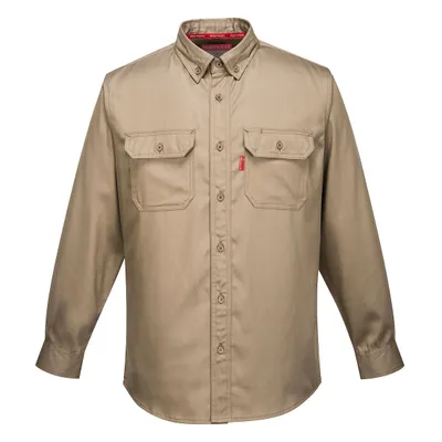 Produktbild von Portwest FR89 Bizflame 88/12 Hemd Khaki Gr. XL