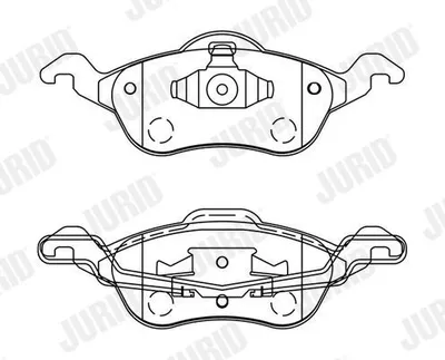 Produktbild von JURID Bremsbeläge Satz Vorne für FORD FOCUS (DAW, DBW) 571967J