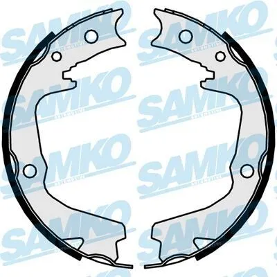 Produktbild von SAMKO 81031 Handbremsbeläge für SUBARU FORESTER (SG) Handbremse 170mm