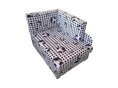 Produktbild von Kinderecksofa KUBUŚ ausklappbar, mit Fußbällen