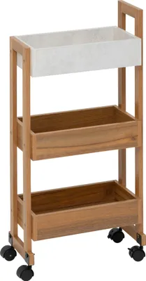 Obrázek produktu pro Úzký kuchyňský vozík COME, 3 úrovně, 80 cm