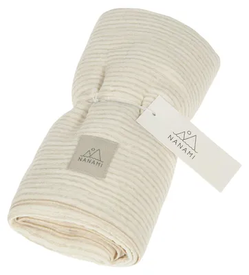 Produktbild von Nanami Swaddle - Stripe - 100 x 135 cm - Light Natural