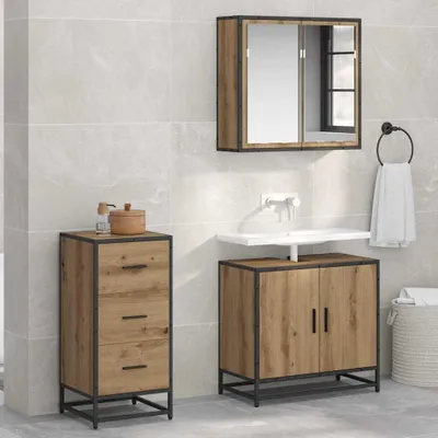 Produktbild von vidaXL Sideboard Artisan-Eiche 35,5 x 35 x 76 cm