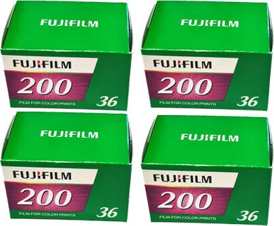Produktbild von 4x Fujifilm 200 EC EU 36EX Speed Film MHD 08.2026