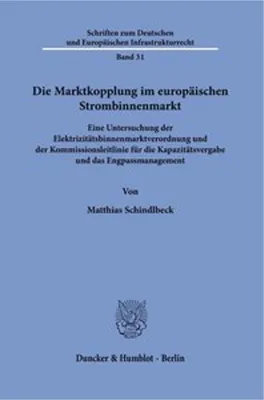 Zdjęcie produktu dla Die Marktkopplung im europäischen Strombinnenmarkt