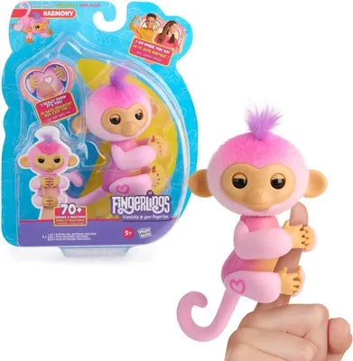 Produktbild von Fingerlings 2.0 Basic Monkey Pink - Harmony
