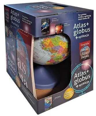 Zdjęcie produktu dla Globus + Geograficzny atlas świata