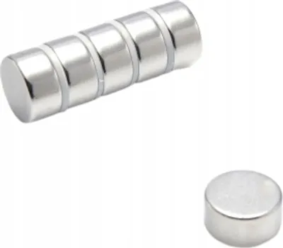 Obrázek produktu pro Válcový neodymový magnet MW 12x6 N38 100 ks.