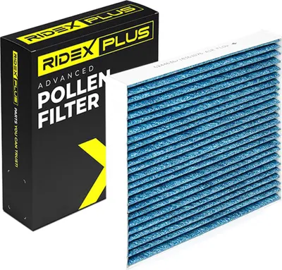 Produktbild von RIDEX PLUS 424I0600P Innenraumfilter Pollenfilter für FIAT 500 (312) Aktivkohle