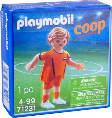 Zdjęcie produktu dla PLAYMOBIL 71231 Piłkarz pomarańczowy Coop