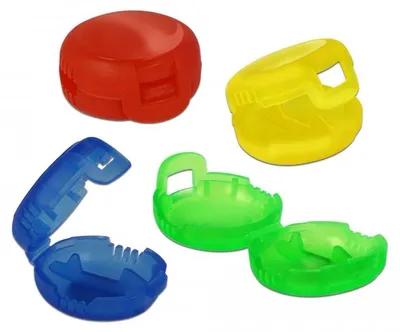 Produktbild von DELOCK Kabelmarker Clip Set 4 Stück