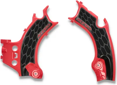 Zdjęcie produktu dla Osłona ramy ACERBIS X-Grip czerwona/czarna dla HONDA