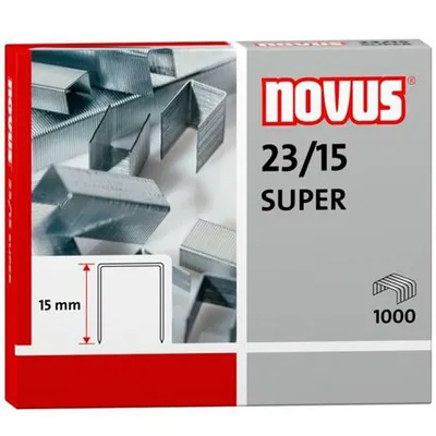 Produktbild von Heftklammern Novus 23/15 1000 Stücke (50 Stück)