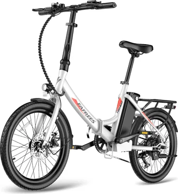 Produktbild von E-Bike 155-195 cm 20" 250 W bis 110-130 km IPX5 7-Gang – StVZO-konform mit legaler Schiebehilfe (6 km/h) – Weiß