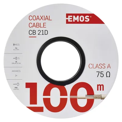 Koaxialkabel CB21D, 100m