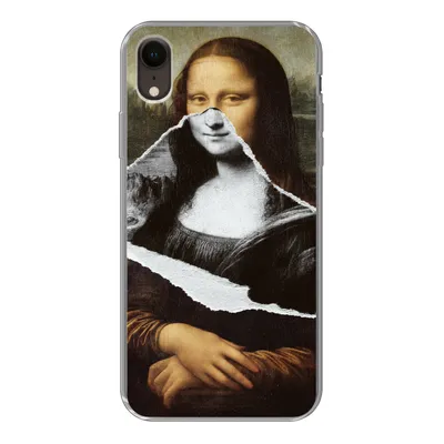 Produktbild von MuchoWow® Handyhülle Schutzhülle Hülle für iPhone XR Mona Lisa - Da Vinci - Kunst Silikon Softcase Handy Hülle - Schutzdeckel